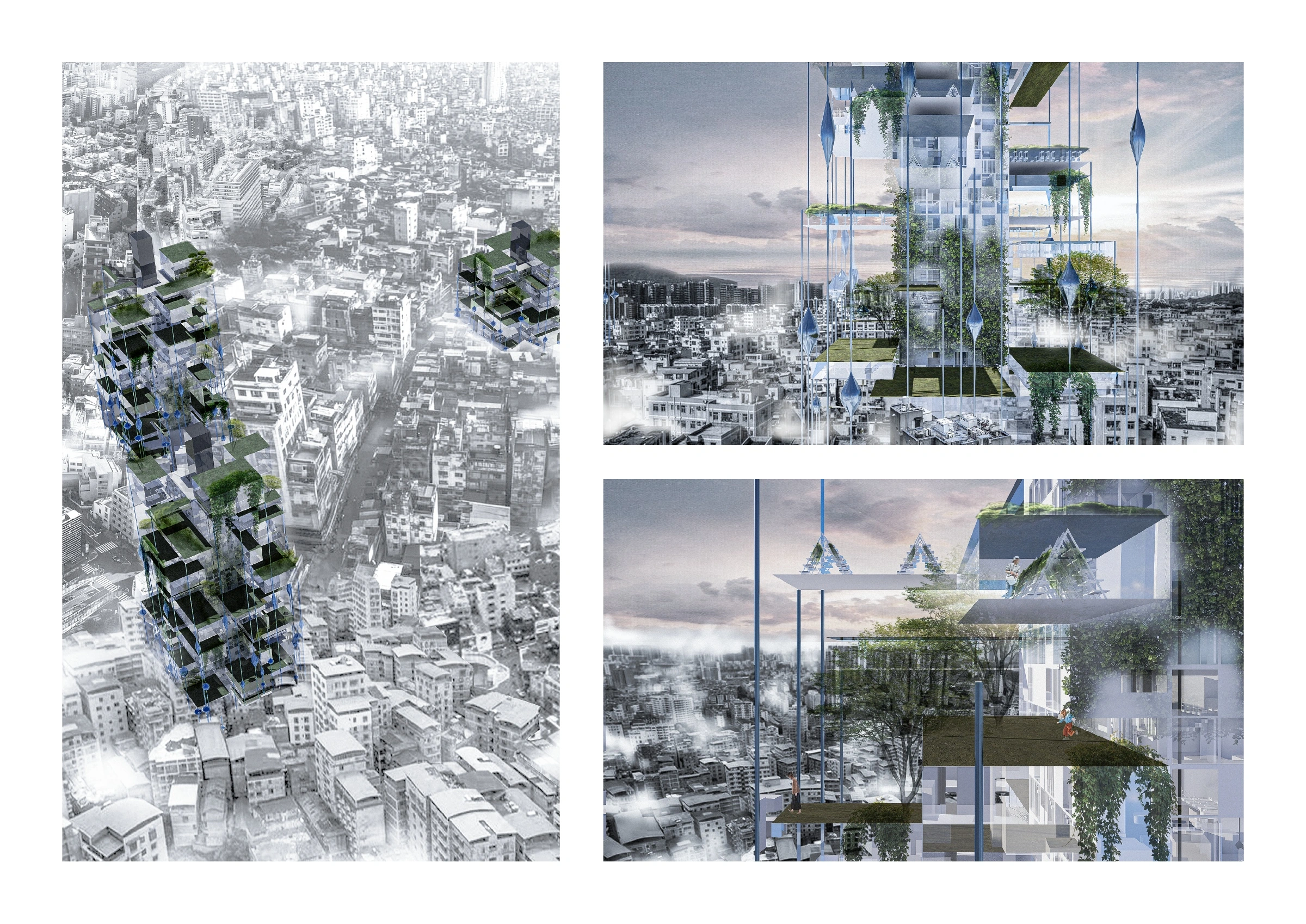 Architectural proposal and spatial outcomes